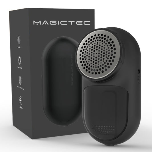 Product image Rechargeable Fabric Shaver, Magictec Lint Remover Sweater Defuzzer Lints Fuzzs Pills Pilling Trimmer for Clothes and Furniture -Battery Operated (Black)