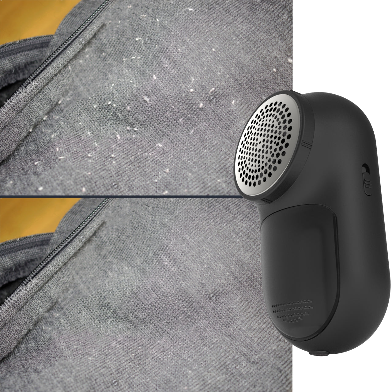 Product image Rechargeable Fabric Shaver, Magictec Lint Remover Sweater Defuzzer Lints Fuzzs Pills Pilling Trimmer for Clothes and Furniture -Battery Operated (Black)